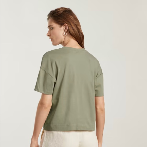 Everlane Tee - The Organic Cotton Slouchy V-Neck size small - Picture 4 of 7